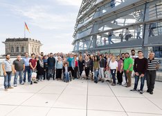 2017, BPA, Besuchergruppen, DIE LINKE, Dachterrasse, Deutscher Bundestag, Kuppel, MdB, Reichstag, Vogler (MdB)