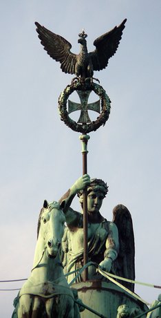 Die geflügelte Friedensbringerin auf dem Brandenburger Tor
