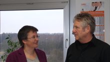 Nach dem Gespräch mit dem BR-Vorsitzenden A.Denker